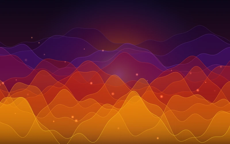 Sunset Chroma Waves